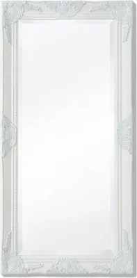 Produktbild von Wandspiegel im Barock-Stil 100x50 cm Weiß