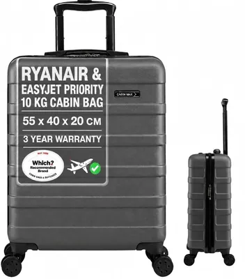 Productafbeelding van Koffer 55 x 40 x 20 cm, 40 liter, handbagagekoffer