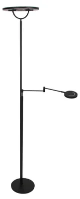 Zdjęcie produktu dla Steinhauer Exclusive - lampa stojąca - Soleil2 - czarny - tworzywo sztuczne metal - Ø 32cm - LED - 4386ZW