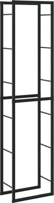Produktbild von Brennholzregal Schwarz 50x30x209 cm Stahl