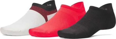 Productafbeelding van Under Armour Armourdry Run Lite, onzichtbare sokken, 3 paar, meerkleurig, maat EU 36 1/2-42, heren, meerkleurig, maat EU 36 1/2-42