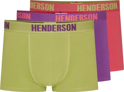 Produktbild von Henderson Herren Boxershorts 3er Pack - Bequeme Unterwäsche aus 95% Baumwolle, 5% Elasthan, Multicolor, Modell 42594, Core Linie, Ideal für Frühling/Sommer 2025 XXL