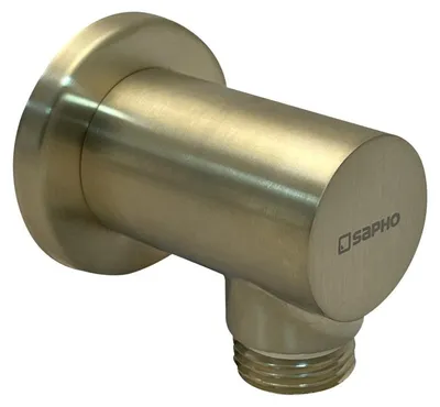 Immagine prodotto di Raccordo per doccia Sapho, rotondo, oro opaco