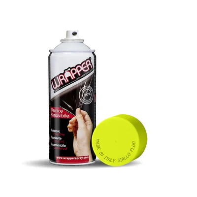 Immagine prodotto di Pellicola spray removibile Wrapper 400ml Giallo fluo