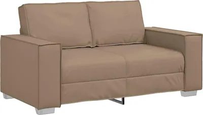 Immagine prodotto di vidaXL Divano a due posti Cappuccino 160 cm in ecopelle