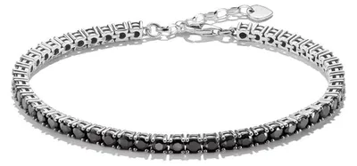 Produktbild von Thomas Sabo - A1484-643-11-l21v - Armband - Damen - 925 Silber - 18-21cm - Sparkling Black