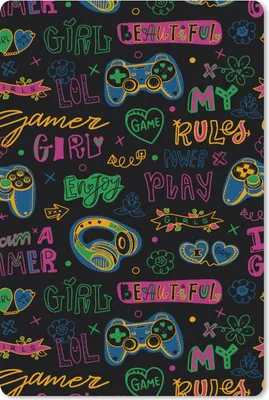 Produktbild von MuchoWow® Mauspad Mousepad Teens - Gaming - Kopfhörer - Muster 18x27 cm - Mousepads - Maus Mat - Pad - Mausunterlage