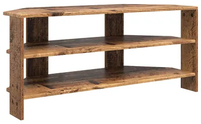 Obrázek produktu pro vidaXL Rohová TV skříňka z regenerovaného dřeva 102x40,5x45cm materiál na bázi dřeva
