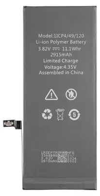 Produktbild von Akku Ersatzbatterie für iPhone 6 Plus mit 2915 mAh Kapazität und 3,82 V Spannung