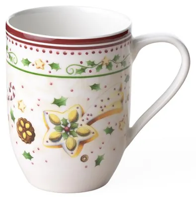 Imagen del producto de Taza de invierno "Bakery Delight" con asa, diseño de estrella fugaz, 115 x 80 x 104 mm, 290 ml | Villeroy & Boch | N.º de artículo: 1486129652 | EAN: 4003686301269