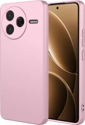 Immagine prodotto di Custodia per Xiaomi Poco F7 Pro - Cover posteriore in silicone Phonesta Soft Silk - Rosa