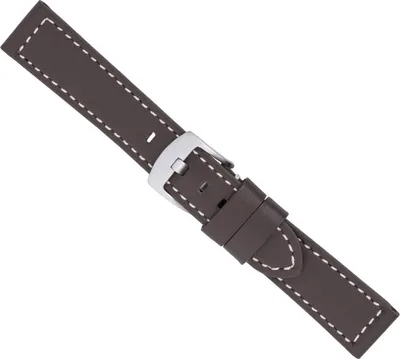 Produktbild von Ersatzband Uhrenarmband Leder Band Braun 26599S, Stegbreite:20mm