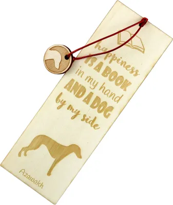 Produktbild von Azawakh - Lesezeichen mit Hund, personalisiertes Lesezeichen, Hundeaccessoire für Leser der Marke Art-Dog