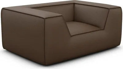 Produktbild von Echtleder Sessel Liberia Dunkelbraun