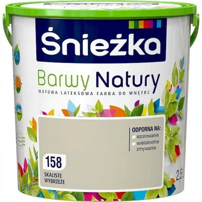 Produktbild von Latexfarbe Innenraum matt, abwaschbar, Farbton Skaliste Küste 2,5L