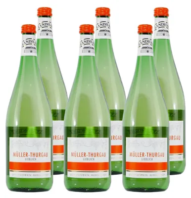 Produktbild von Landhaus Müller-Thurgau -lieblich- (6 x 1,0L)
