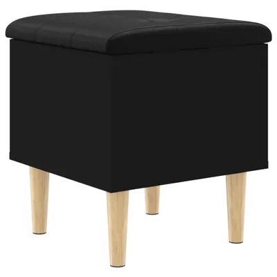 Obrázok produktu pre vidaXL Lavica s úložným priestorom čierna 42x42x46 cm Materiál na báze dreva