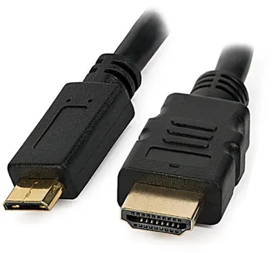 Produktbild von Techly HDMI kabel High Speed mit Ethernet-Mini HDMI, 1.8m sw