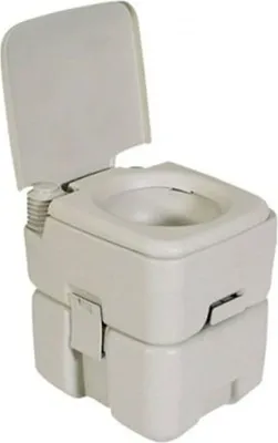 Produktbild von BURI Tragbare Camping-Toilette 'Double flush 20'