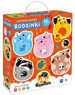 Obrázek produktu pro Czuczu Pierwsze puzzle Rodzinki 94065