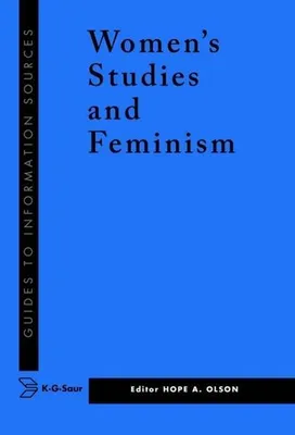 Produktbild von Information Sources in Women's Studies and Feminism