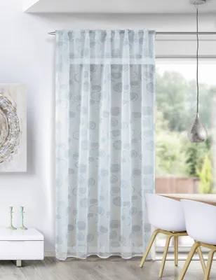Produktbild von Fertigschal verdeckte Schlaufen "Noah" - Größe (HxB) 245x135cm blau