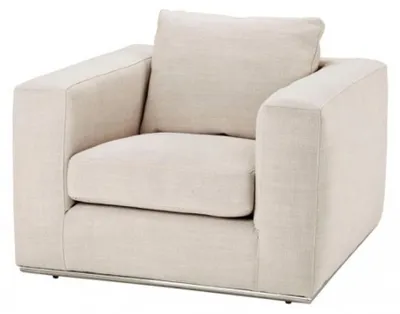 Produktbild von Casa Padrino Luxus Art Deco Kiefernholz Sessel - Hotel Sessel Möbel