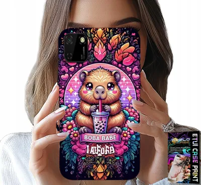 Obrázek produktu pro Pouzdro Pro Huawei Y5P - Sladká Kapybara Se Šejkem, Super Design