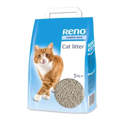 Obrázok produktu pre Reno podstielka pre mačky 5kg bez vône