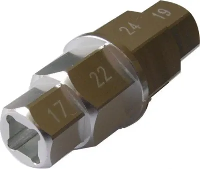 Image de Douille axe JMP 70mm SW17 / 19 / 22 / 24mm aluminium
