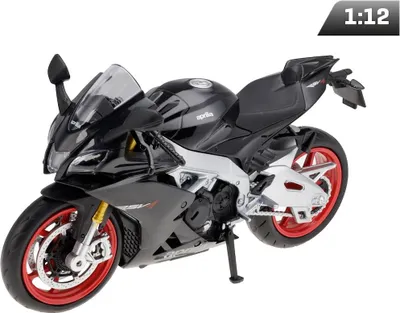 Zdjęcie produktu dla Model 1:12 RMZ HOBBY Aprilla RSV4 RR 2020 (Regular), czarny