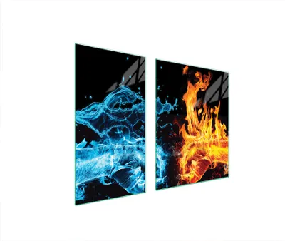 Produktbild von Glasschutzplatte Für Herd 90X52 Fire