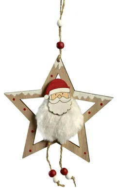 Imagen del producto de Adorno navideño con forma de estrella, 14 cm – Artículos para el hogar