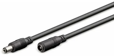 Zdjęcie produktu dla Goobay 71402 Przedłużacz DC 2,5 mm, czarny, 10 m - do zasilacza