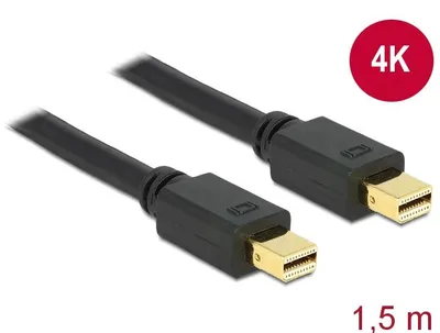 Obrázek produktu pro DeLOCK 83474, 1,5 m, Mini DisplayPort, Mini DisplayPort, Samec, Samec, 3840 x 2160 px