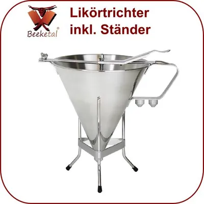 Produktbild von Beeketal Likörtrichter Fondanttrichter Soßentrichter - BLT-17