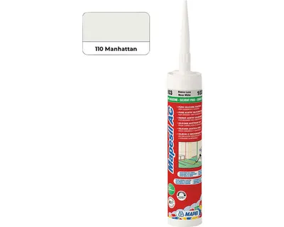 Obrázok produktu pre MAPEI® MAPESIL AC 1-komponentný silikón na tesnenie spojov 110 manhattan 310 ml na tesnenie s BioBlock® ANTICLE MOLD