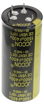 Elektrolytkondensator 400V 1500µF 35x80mm 4-polig