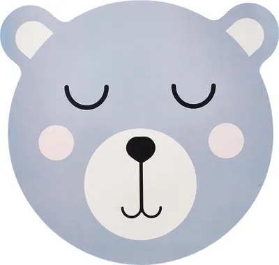 Produktbild von zeller Tischset BÄR D 38 cm blau