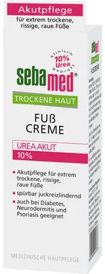 Obrázok produktu pre Sebamed Krém na suchú pokožku 10% močoviny Akútny krém na nohy 100 ml