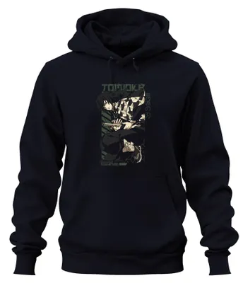 Produktbild von Giyu Tomioka Kimetsu no Yaiba Demon Slayer Anime Geschenk Hoodie Kapuzenpullover, Navy, XXL