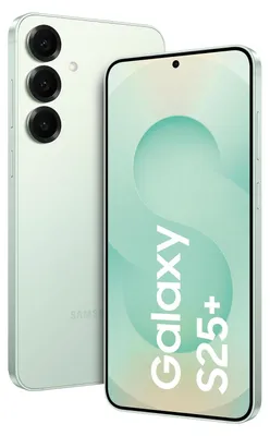 Produktbild von Samsung Galaxy S25+ SM-S936B/DS 256 GB Smartphone - 17 cm (6,7 Zoll) Dynamic AMOLED 2X QHD+ 3120 x 1440 - Octa-Core (OryonDual-Core 4,47 GHz + Oryon Hexa-Core 3,53 GHz - 12 GB RAM - Android 15 - 5G - Mint - Bar - 2 SIM Support - kein SIM-Lock - Front Camera: 12 Megapixel - Rear Camera: 50 Megapixel / 10 Megapixel / 12 Megapixel - 4900 mAh Akku - Near Field Kommunikation