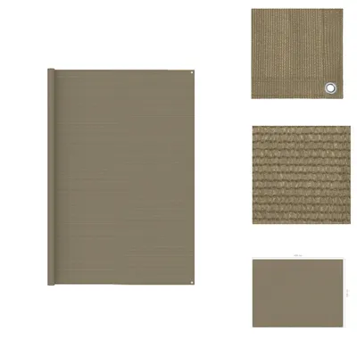 Produktbild von vidaXL Zeltteppich 300x400 cm Taupe - Zeltzubehör