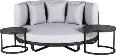 Produktbild von Home Deluxe Daybed Outdoor FLORIDA I Sonnenliege Liegestuhl Relaxliege Sonnenbank Outdoorbett Outdoorliege