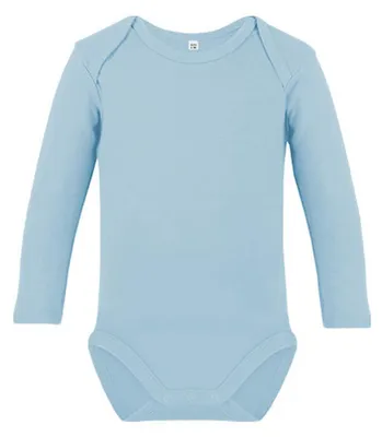 Immagine prodotto di Link Kids Wear - Body per neonati "Rebel 01" a maniche lunghe LT5029 (68) (azzurro)