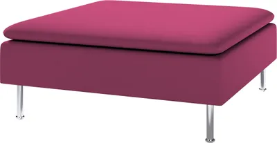 Produktbild von Dekoria Bezug für Söderhamn Fußhocker, pflaume , 93 x 93 x 40