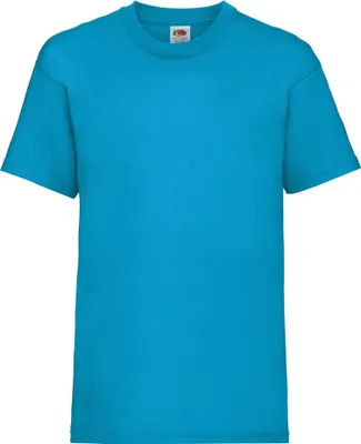 Produktbild von Fruit of the Loom Valueweight T Kids Farbe: azurblau Größe: 164