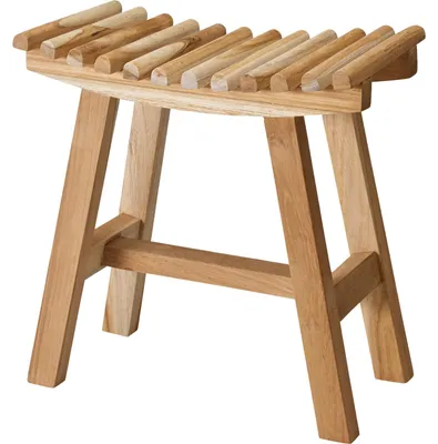 Produktbild von Home & Styling Hocker - Teakholz - hellbraun - 40 x 20 x 40 cm