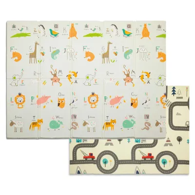 Produktbild von Spielmatte zum Spielen und Krabbeln mit Tiermotiven für Babys und Kleinkinder