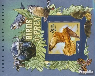 Produktbild von Briefmarken Sierra Leone 2015 Mi Block 728 (kompl. Ausg.) postfrisch Raubvögel
